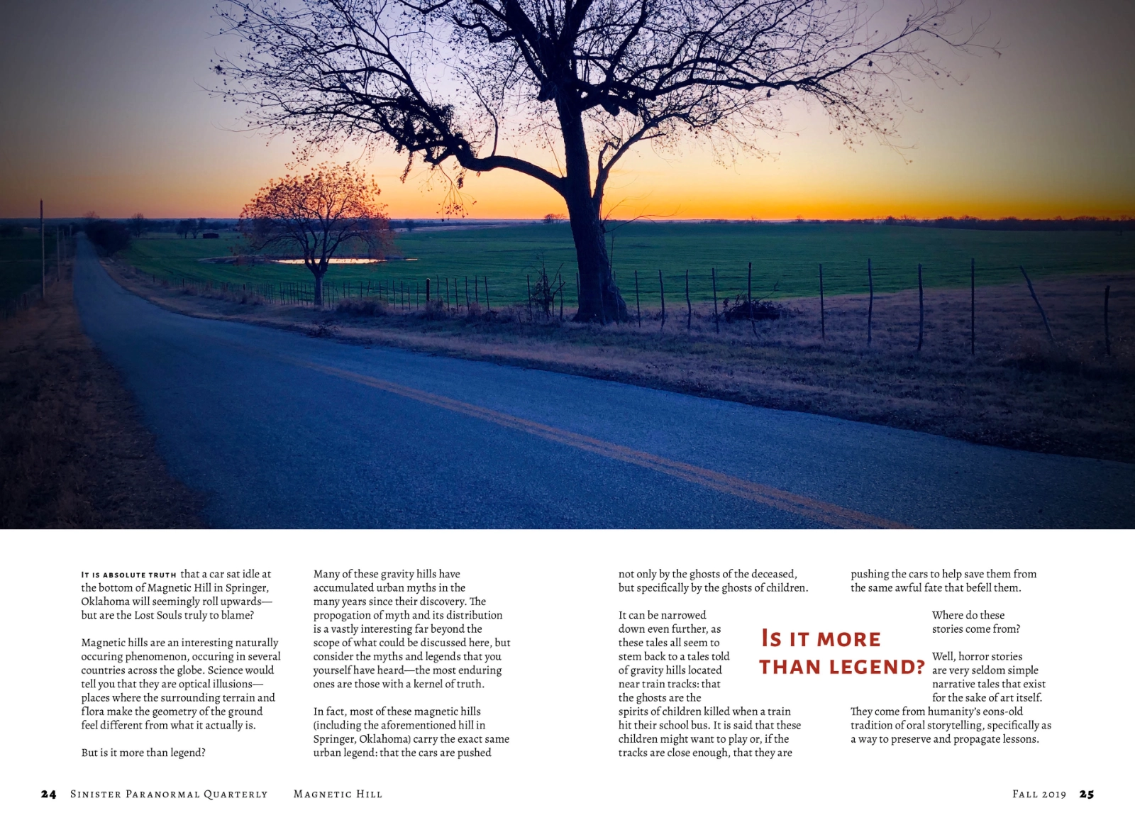 Sinister Paranormal Quarterly