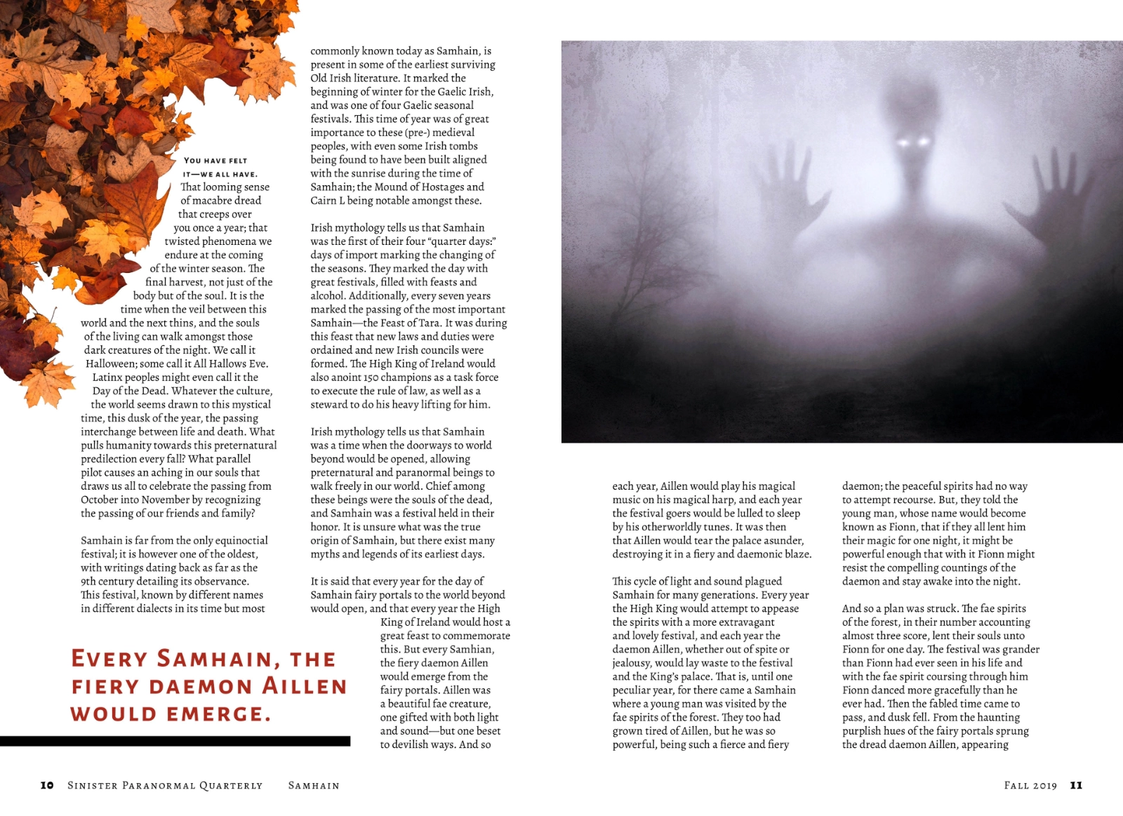 Sinister Paranormal Quarterly